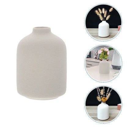 Ceramic Flower Vase Zen Style Vase Desktop Ceramic Vase Decor Flower Vase